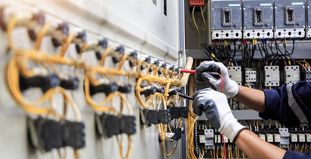 Professional Electrician technician working in Sterling, VA